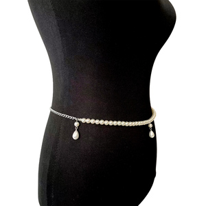 Personnalité Haute Qualité Imperméable Mode Fine Bijoux <span class=keywords><strong>Plat</strong></span> Plage Perle Sexy <span class=keywords><strong>Ceinture</strong></span> <span class=keywords><strong>Ventre</strong></span> Taille Corps Chaîne - Product Image 4
