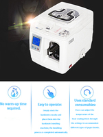 Attacheur de billets intelligent multi-tension portable PLC 2s à faible coût avec garantie d'un an pour les voyages et les petites entreprises