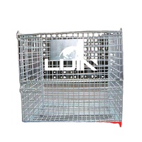 Conteneur fil repliable sur mesure, Cage de rangement de pneus avec roues