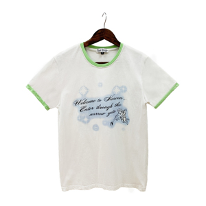 2025 superventas camisetas de cuello redondo para mujer 100% algodón Casual manga corta ropa de calle OEM camiseta para niña - Product Image 4