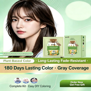 Sachets de teinture capillaire semi-permanente aux extraits végétaux Seven Tastes Hall, qualité cosmétique, couvre les cheveux blancs, pour adultes, tous types de cheveux, 30 ml, 10 pièces - Product Image 3