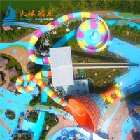 Hot Selling Wasserspiel platz Outdoor Wasserpark Spielgeräte Wasser rutsche für Aqua Park