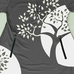 Traje de Baño Musulmán Modesto para Mujer, de Una Pieza, Corte Alto, Estampado, Talla Grande, Transpirable, Spandex/Nailon, Burkini - Product Image 2