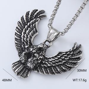 Collar de Dragón Estilo Punk Hipster Star Street al por Mayor, Joyería Hiphop Imponente con Dijes de Acero Inoxidable Chapado - Product Image 4