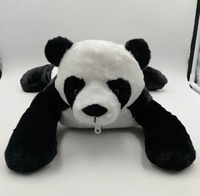Oreiller personnalisé de haute qualité OEM/ODM 18 pouces Panda Bear coussin réversible Plus vente chaude jouet en peluche doux