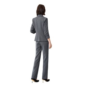 Women's Professional Suit <b>Set</b> Full Sleeve Worsted Anti-Wrinkle <b>Office</b> Lady Autumn Uniform - Product Image 5