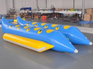 Bateau banane remorquable gonflable en PVC 8 places pour adultes jeu de sport nautique Facili - Product Image 3