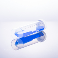 Tube à centrifuger en PP de 50 ml avec base conique en V et graduations, pour consommables de laboratoire
