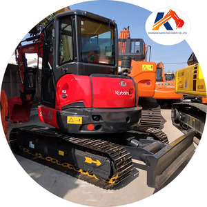 Excavadoras Usadas de Segunda Mano de 6 Toneladas, Excavadoras Hidráulicas de Cadenas Kubota KX163 KX161 KX155 KX185 de 5 y 8 Toneladas - Product Image 1