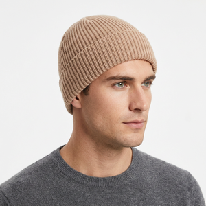 Gorro de Punto Sólido 100% Acrílico, Cálido para Invierno, Casual, Unisex, para Adultos, Circunferencia de Cabeza 58-60CM, para Exteriores - Product Image 1
