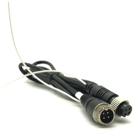 Câble d'aviation 4 broches de 1 m avec déclencheur inversé pour faisceau de câbles vidéo de véhicule MDVR – Direct Usine