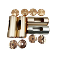 Kit d'instruments de beauté en alliage d'aluminium usiné CNC avec boîtier en tube d'aluminium