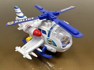 Jouets à Remonter Amusants en <span class=keywords><strong>Dessin</strong></span> <span class=keywords><strong>Animé</strong></span> Direct Usine, Avion de Police Électrique Universel à Remonter, Hélicoptère pour Enfants, Jouets de Prix - Product Image 2