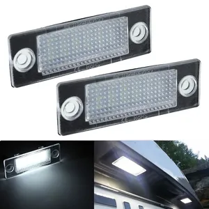 ไฟส่องป้ายทะเบียน LED รุ่น 3B5998026 สำหรับรถยนต์ VW Golf MK5 Jetta Touran Passat B5.5 B6 Caddy Transporter Skoda Superb MK1 3U B5 - Product Image 1