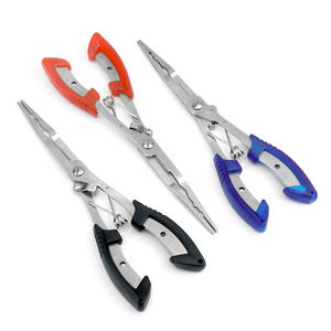 Ztc118 <b>Fishing</b> Pliers 21Cm Stainless Steel Straight Nose Hook Remover <b>Line</b> Cutter Durable Multi Functional Tool - Product Image 4