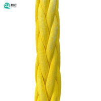 Cordage d'amarrage marin tressé de marque Boyuan, origine Shandong, en PP 7/64 8mm 25mm et HMPE 28mm 12 brins, avec boucle, accessoires pour bateaux