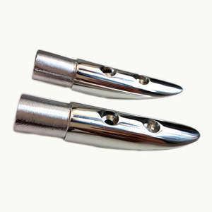 Stainless Steel 7/8 Inch Pipe Bracket For Marine Railings Boat <b>Yacht</b> Hardware - Product Image 2