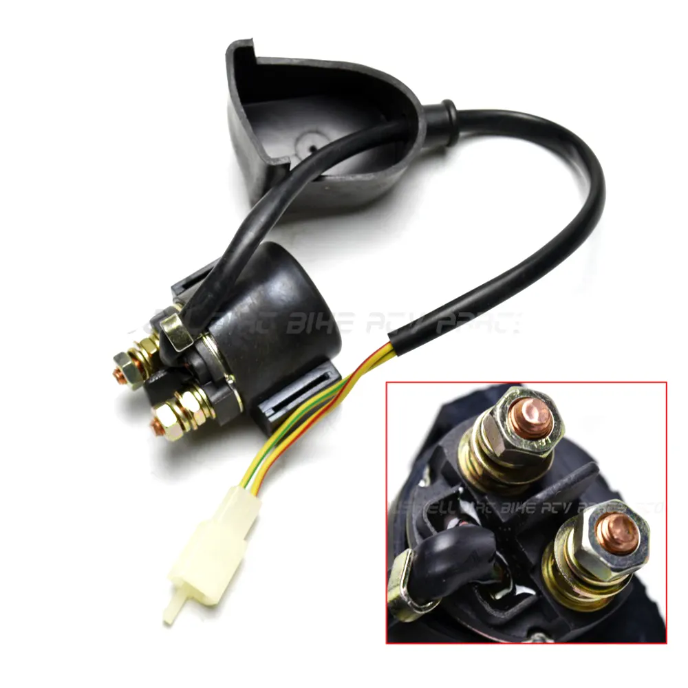 Moto Motorino di Avviamento Solenoide Relè Per kawasaki suzuki honda yamaha Dirt Pit Bike GY6 50cc 70 90 110 125cc Moto