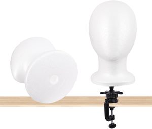 Un nouveau design <span class=keywords><strong>tête</strong></span> de <span class=keywords><strong>mannequin</strong></span> en <span class=keywords><strong>styromousse</strong></span> avec support pour perruque pratique coiffure cheveux beauté maquillage bricolage moules à colorier - Product Image 5