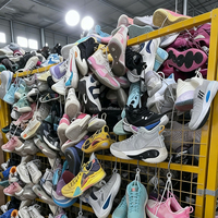 Chaussures de sport d'occasion de marque pour hommes, grade B, pour l'exportation, chaussures de basket-ball, de football et de ballet