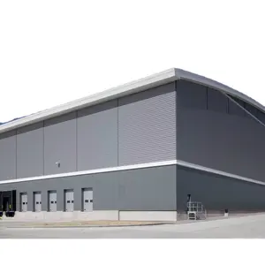 High Quality Self Storage Steel Warehouse Easy Build Prefab Steel Structure Building Steel Hangar Building