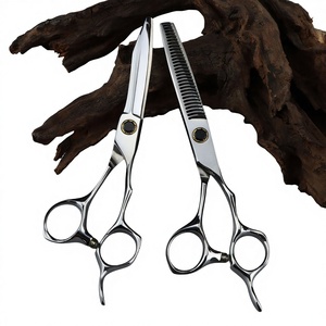 <span class=keywords><strong>Ciseaux</strong></span> de coiffure professionnels en acier inoxydable noir de 6,0 pouces F13 JP440C haut de gamme, <span class=keywords><strong>ciseaux</strong></span> plats et <span class=keywords><strong>ciseaux</strong></span> effilants à dents pour franges - Product Image 1