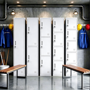 Casier en acier Zhenke 2026 pour salle du personnel, design moderne, 1/2/3/4/5 portes, armoire <span class=keywords><strong>de</strong></span> rangement pour vêtements <span class=keywords><strong>de</strong></span> travail des employés, pour les Philippines et l'Afrique - Product Image 1