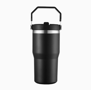 Cross border 304 Stainless Steel Thermal <b>Cup</b> 30oz Handheld Car <b>Cup</b> <b>Large</b> Capacity Outdoor Portable Vehicle Straw <b>Cup</b> - Product Image 5