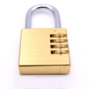 YH1235 Top <span class=keywords><strong>Security</strong></span> 3-Dial combinazione lucchetto in ottone <span class=keywords><strong>antifurto</strong></span> finitura lucida Password sblocca - Product Image 1