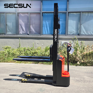2024 sıcak satış tam elektrikli kendinden kaldırıcı istifleyici <span class=keywords><strong>1500kg</strong></span> 2000kg 3-4m satılık palet istifleyici Forklift üzerinde standı - Product Image 3