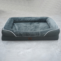 Services OEM ODM écologiques Canapé-lit rectangulaire pour chiens et chats Plusieurs tailles amovible et lavable