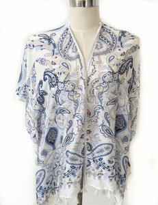 High Quality Super Soft beach <strong>cover</strong> <strong>up</strong> custom designs 100% Rayon <strong>Kimono</strong> - Product Image 3