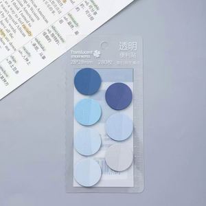 Multicolor PET Caliper Self-Adhesive Transparent Waterproof <b>Memo</b> <b>Pads</b> Customizable School Office Supplies - Product Image 4