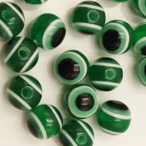 Trong Kho Màu Xanh Ma Quỷ Mắt Nhựa Nhựa Đầy Màu Sắc Chunky Vòng Loose Hạt Mắt Ác Hạt Đối Với Trang Sức Vòng Đeo Tay Vòng Cổ Làm Số Lượng Lớn - Product Image 4