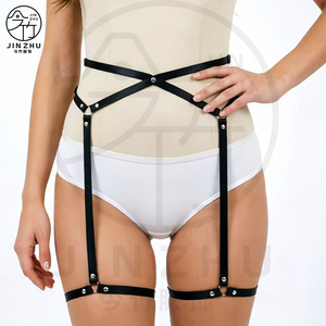 JINZHU Nouveau Modèle Bas Cuissardes Séduisantes à Double Anneau - Style Vintage, Purement Érotique, Design de Niche pour Autres <span class=keywords><strong>Porte</strong></span>-Jarretelles - Product Image 3