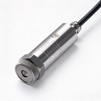 Sensor Suhu Getaran Frekuensi Tinggi Triaksial 10-5000Hz 0-200mm/s OEM RS485 Baja Tahan Karat 304L IP65 Bersertifikasi CE