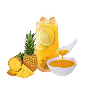 Fabricant professionnel de concentré de jus d'ananas en bouteille, qualité haut de gamme, distributeurs de bubble tea, sortie d'usine - Product Image 1