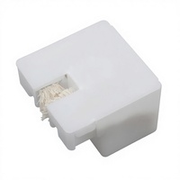 Gobelet et boîte universels en plastique et fil de coton pour huile d'ascenseur, petits et carrés, pour rail de guidage de voiture, fabriqués en Chine continentale
