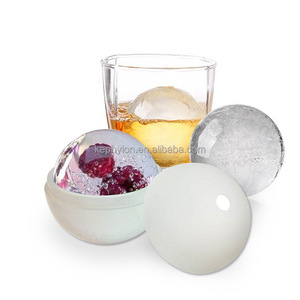 Molde Redondo de Silicona para Hacer Bolas de Hielo, Bandeja de Hielo Esférica Reutilizable para Amantes del Whisky, Bar en Casa - Product Image 4