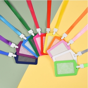 Promotional Price Multi Colors With Creative Design Hard Plastic Id Card Badge Holder Custom Nylon <b>Lanyard</b> - Product Image 5