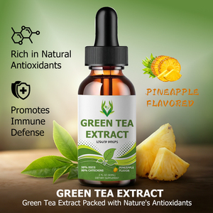 Factory Customization Green Tea Extract Liquid Drops Supports Immune System Skin Overall Wellness Contains Green Tea Extract - Product Image 4