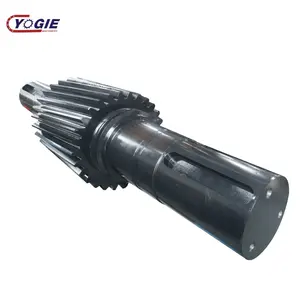 China supplier high precision high quality forged herringbone spur helical gear shaft
