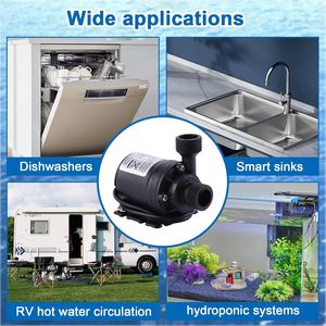 HSEAMLL DC 12V <span class=keywords><strong>Pompe</strong></span> à Eau Submersible 800L/HR <span class=keywords><strong>Pompe</strong></span> Amphibie pour Circulation d'Eau 5M Fontaine Solaire <span class=keywords><strong>Piscine</strong></span> Aquarium - Product Image 2