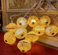 Décoration de salle de mariage : Lustre suspendu, éclairage de mariage, décoration pour événement de mariage, décoration en plumes