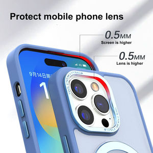 2024 Beelan meilleure vente anneau en alliage d'aluminium givré antichoc étui de support magnétique pour <span class=keywords><strong>iPhone</strong></span> 14 Pro Max - Product Image 3