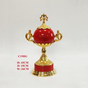 Precio al por mayor Premio de competición deportiva Big Golf Cricket Fútbol Trofeo de fútbol Gran oferta Premios Nuevo diseño <span class=keywords><strong>Copa</strong></span> de trofeo de metal - Product Image 5