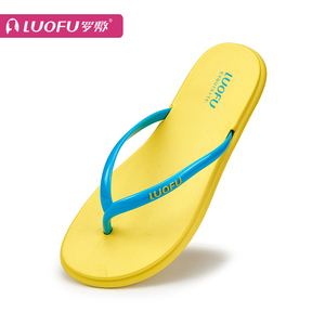 2021 HOT SALE LUOFU Summer Beach Thong Women's Slim Flip Flops PVC Sole Sandals Beach Slippers <strong>Shower</strong> <strong>Slides</strong> - Product Image 3