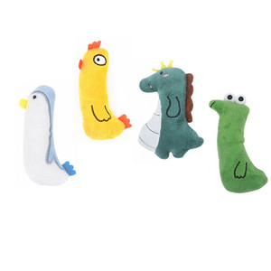 Juguete de peluche de tela duradero ecológico con hierba gatera para gatos y perros-Teaser interactivo - Product Image 1