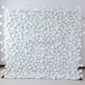 J97 nuevo <span class=keywords><strong>precio</strong></span> barato 3D Floral pared de fondo boda decoración tela flor pared vidrio tela flor pared telón de fondo para la venta - Product Image 4