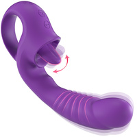 Vibrateur sans fil télécommandé pour femmes, jouet sexuel pour poupées sexuelles, 10 fréquences, rechargeable par USB, bouton en silicone, jouet sexuel langue